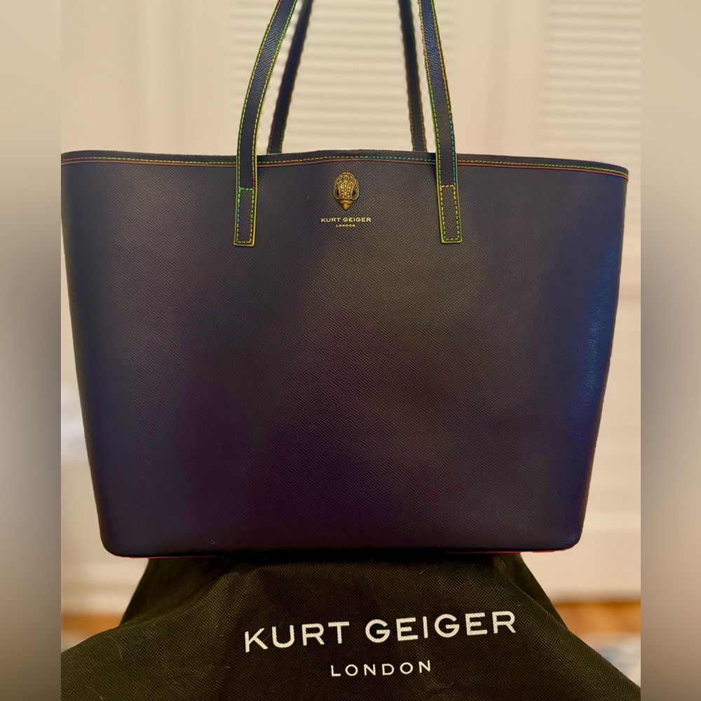 Kurt Geiger Deep Purple Richmond Shopper w Dustbag